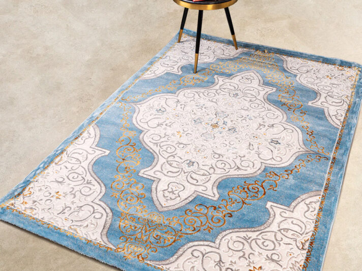 Lynx Mongolian Textile Floor Rug (5 X 7.5 Feet)