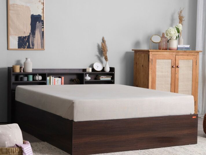 Bed ES King Size bed In Chestnut Dark Colour