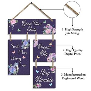 Sehaz Artworks Home Decor Items for Living Room | Wooden Wall Hangings for Home Decoration | Decorative Items for Home | Home Decoration Items stylish | Room Decor Wall Decor Items for Bedroom - 4-0039